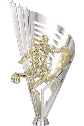 Kielich plastikowy - Srebrno-złoty - P. nożna